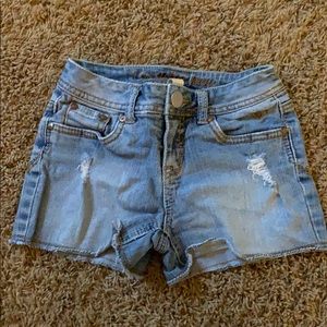 Girls jean shorts